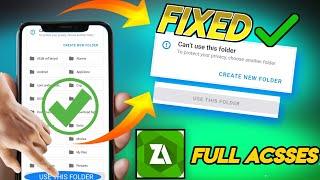 How to fix cant use this folder Problem  Obb File access  Acces data Obb File by Zarchivar 2024