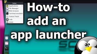 Quickie  How to add an app launcher to tint2 in openbox