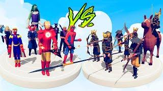 DYNASTY WARRIORS vs IRON MAN TEAM - Totally Accurate Battle Simulator TABS