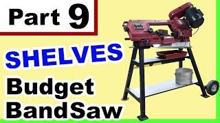 Harbor Freight Band Saw  -  part 9  -  Shelves for Custom Stand