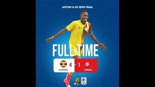 AFCON U20 HIGHLIGHTS UGANDA HIPPOS  4-1 TUNISIA   Sbk Sports Mail
