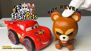 FeistyPets Toy Reveal featuring Lightning McQueen and Sir Growls-A-Lot