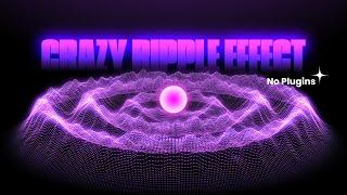 Ripple Effect in Adobe After Effects. No Plugins
