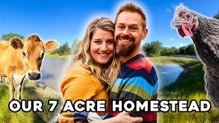 Everything We Built on Our 7 ACRE HOMESTEAD 2023 in 20mins