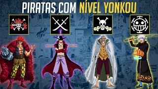 ANÁLISE DOS PIRATAS COM NÍVEL YONKOU  ONE PIECE  Nerd Sensei