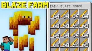 Minecraft 1.20 Blaze XP Farm Tutorial- 1000+ Rods Per Hour  simple automatic blaze rods farm