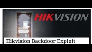 Hikvision Backdoor Exploit Demo