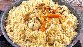 Пилаф по- узбекски - пухкав ориз месо зеленчуци...  Плов по узбекски - простой пошаговый рецепт
