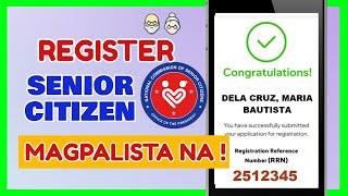 How to REGISTER as a Senior Citizen? NCSC ONLINE Registration? Madali ba w Osca ID NCSC DSWD?