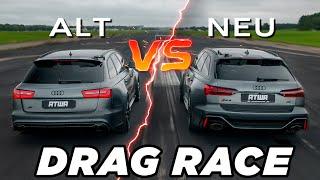 Audi RS6 C7 vs. Audi RS6 C8  DRAG RACE  Daniel Abt