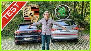 Skoda Kodiaq RS vs. Porsche Macan Basis Lohnt sich der Aufpreis zum Porsche? Test  Fahrbericht