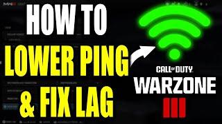 How to LOWER PING & FIX LAG in COD Warzone 3 on PS5 Best Method