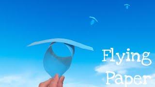 How to make a simple and interesting flying paper crafts.