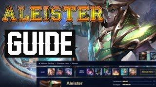 ALEISTER GUIDE ARENA OF VALOR