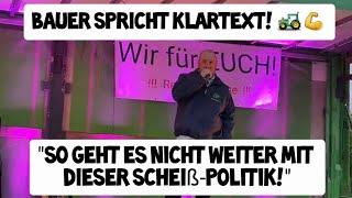 BAUER Thomas Wir sind die die hier jeden Monat ihre Steuern bezahlen Demo Mittelstand Landwirte