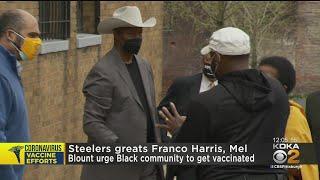 Franco Harris Mel Blount Urge Vaccinations In Minority Communities