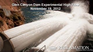 Glen Canyon Dam Experimental High Flow 2012