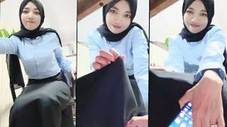 RECOMMEND‼️Live hijab style sedang gabut di kantor