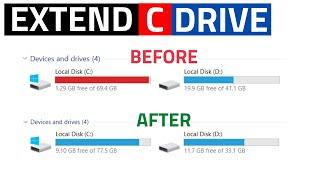 How to Extend C Drive  Increase the Size of C Drive Partition