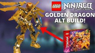 Rebuilding Lloyds Golden Ultra Dragon into a MECH LEGO Ninjago Alt Build Review