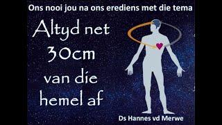 2024-16-16 Altyd net 30cm van die hemel af Ds. Hannes van der Merwe.