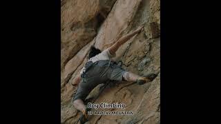 Boy Climbing up a Rocky Mountain #shorts #subscribe ️