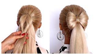  How to do a BOW PONYTAIL 