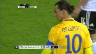 Sverige-Tyskland 4-4 All goals Lasse Granqvist commentary dubbed 