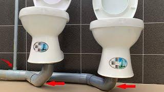 Why are these techniques most used by plumbers? Simple 3-in-1 way to use PVC pipes