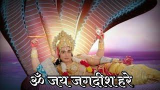 Vishnu aarti with lyrics  Shantakaram Bhujagashayanam  Om Jay jagadish hare  #bhajanvishv