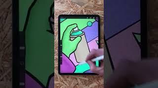 Drawing Funky Graffiti Characters in Procreate – Digital Illustration