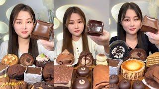 ENG Chocolate Dessert & Cake  Mukbang  Eating Show  #asmr #mukbang #chocolate #cake #dessert