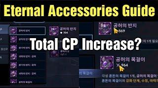 Black Desert Mobile Eternal Accessories Guide How To Get Them Fast & Total CP Gained?