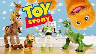 Toy Story in Real Life  Disney Toys Playset  Toy Story 2 3 4 Ending  Live Action Toy Story