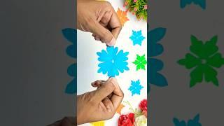 How to make 6 patel paper flowers easy #crafts #viral #papercrafts #shorts