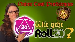 Wie funktioniert Roll20?  Tutorial für Spielende   Online-Tool-Proficiencies #1  Die W20 Show