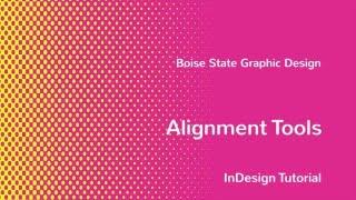 InDesign Alignment Tools