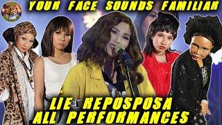 Lie Reposposa All Performances Your Face Sounds Familiar 2021  The Singing Show TV