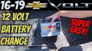 DIY 2016 - 2019 Chevy Volt 12 Volt Battery Change - Easy