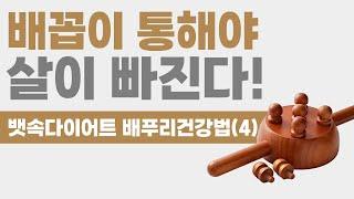 배꼽이 통해야 살이 빠진다 뱃속다이어트 배푸리건강법4