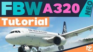 FlyByWire A320neo Full Tutorial - Cold&Dark Start-Up & Shut-Down - Canberra to Sydney YSCBYSSY