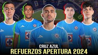 Los REFUERZOS de Cruz Azul para el Apertura 2024 ¿Mejor plantel que el Clausura 2024?  Fichajes