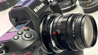 My NIKON Z9 now shoots LEICA-M Lenses with FAST AUTOFOCUS TRACKING  New Techart Adapter TZM-02