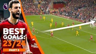 BEST Premier League Goals Of 202324 Ft. Fernandes & Mac Allister  Part 2