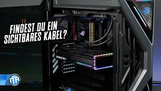 The No Cable ROG Build - ASUS Back To Future BTF - Time Lapse