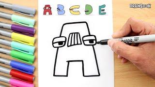 Drawing ALPHABET LORE  All Lettters A-Z  *new music*