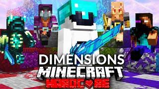 100 Players Simulate DIMENSIONS in Minecraft