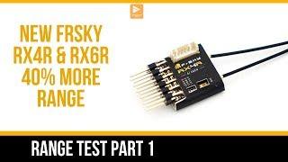 New FRSKY Receivers 40% More Range   FrSky RX4R  RX6R Range Test Part 1