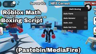 Roblox Math Boxing Script PastebinMediaFire