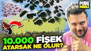 BİR MAÇTA 10.000 İŞARET FİŞEĞİ ATIP SAVAŞTIK KİM KAZANDI? PUBG Mobile Dünya Rekoru